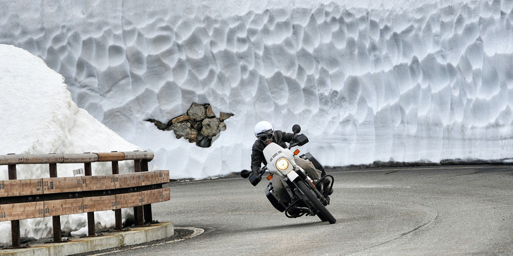 Winter Motorrad