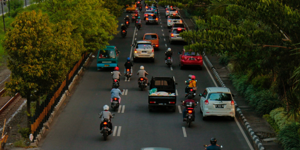 Motor verkeer Jakarta